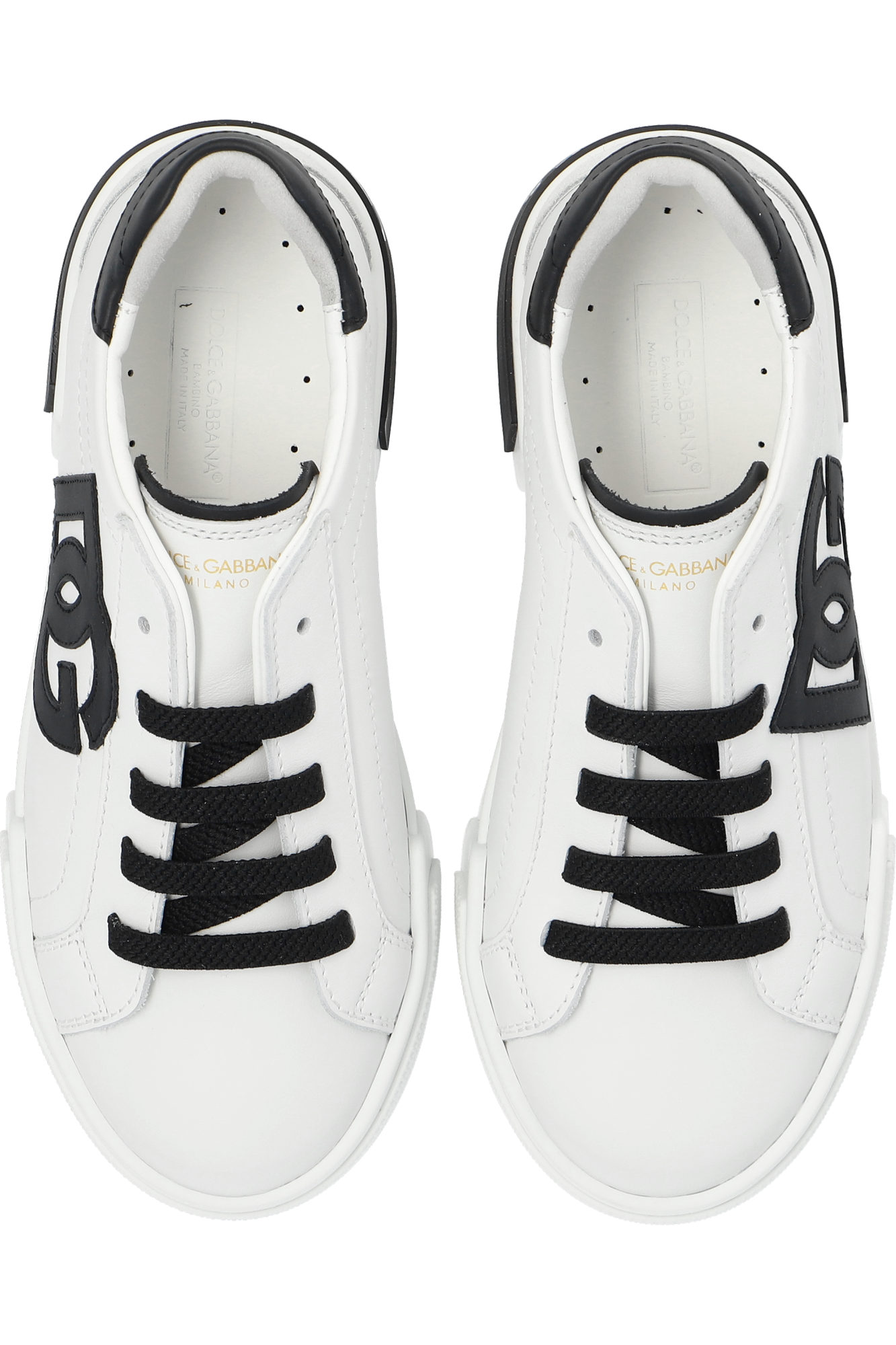 White Sneakers with logo Dolce Gabbana Kids Vitkac GB